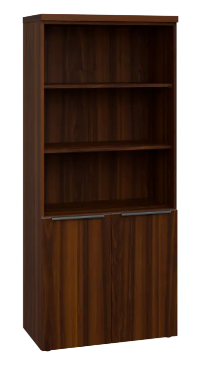 SIN 5 - 8DN3 kancelářská skříň, 2-dveřová/nika, 1820x800x400, ořech královský